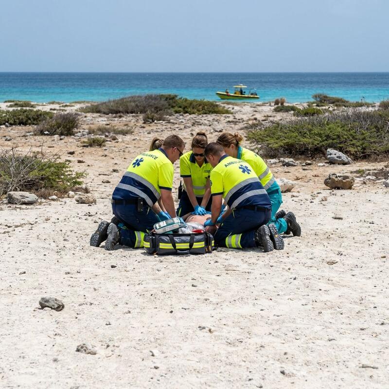 Turista a bira malu i a fayesé na Klein Bonaire