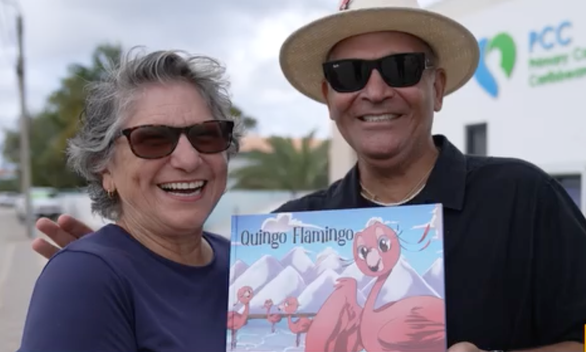 Outornan di "Quingo Flamingo" ta promové buki edukativo na Kòrsou i Aruba