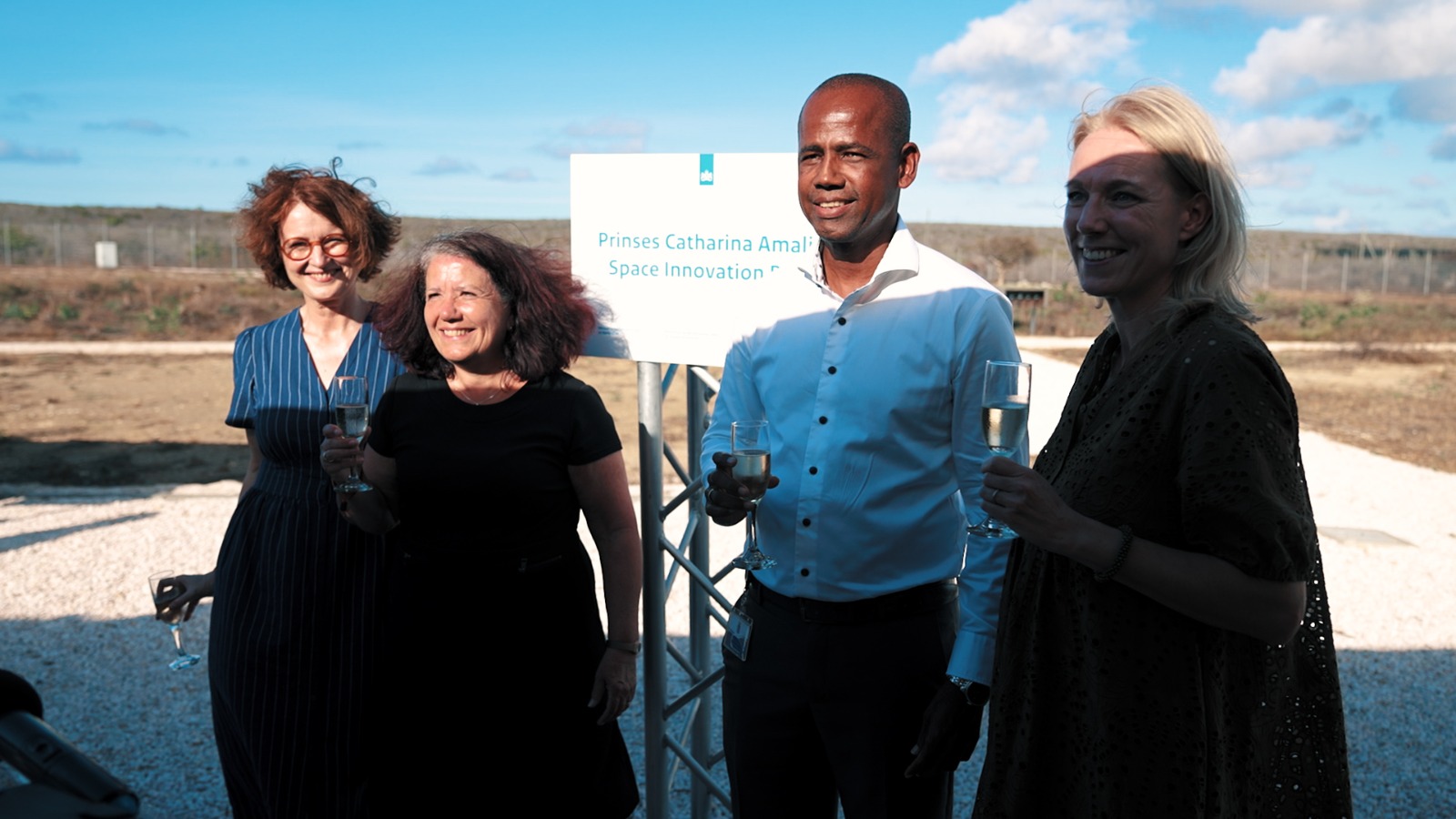 Apertura ofisial di stashon di satélite Galileo na Boneiru