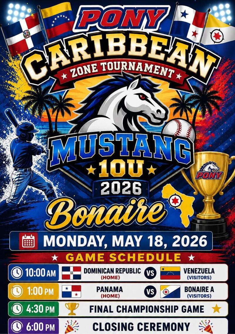 Boneiru den semi final di torneo Pony Caribbean Zone U10