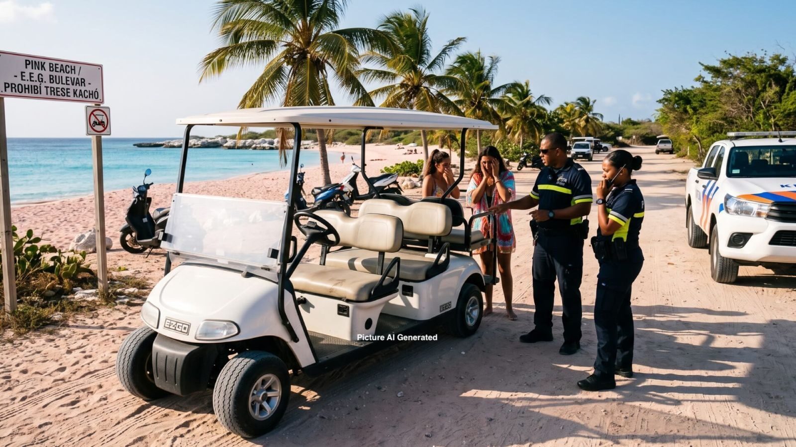 Ladronisia for di Gòlfkar na Pink Beach