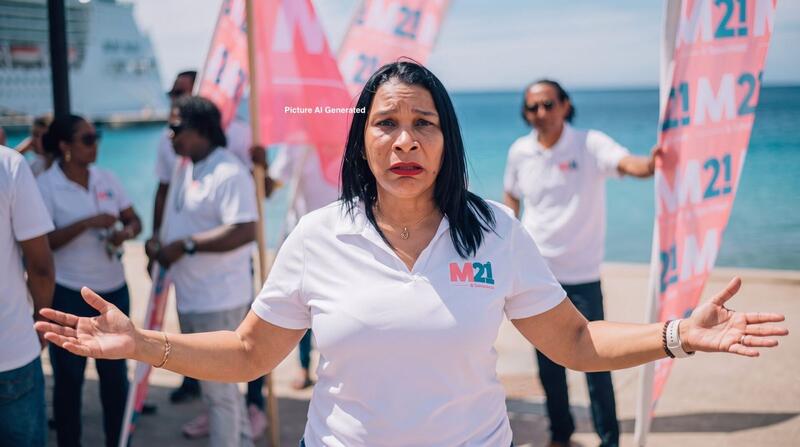 Daisy Coffie (M21) ta hasi pregunta riba posibel interferensia polítiko den aparato gubernamental