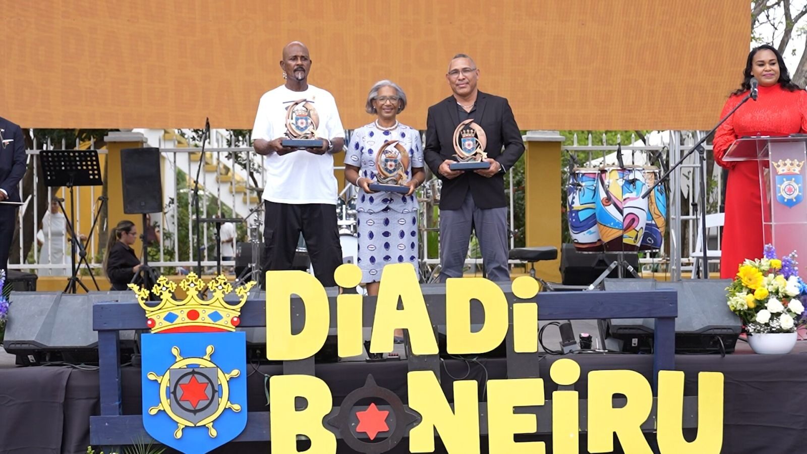 Elfried Jozephia, Lilian Paula-Crestian i Cliff Frans nombrá komo Siudadanonan di Honor