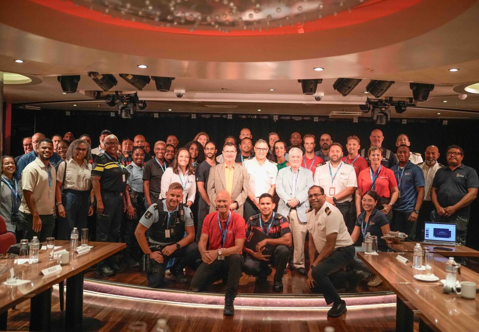 Haf di Boneiru ta realisá ehersisio anual di siguridat ku Carnival Cruise Line